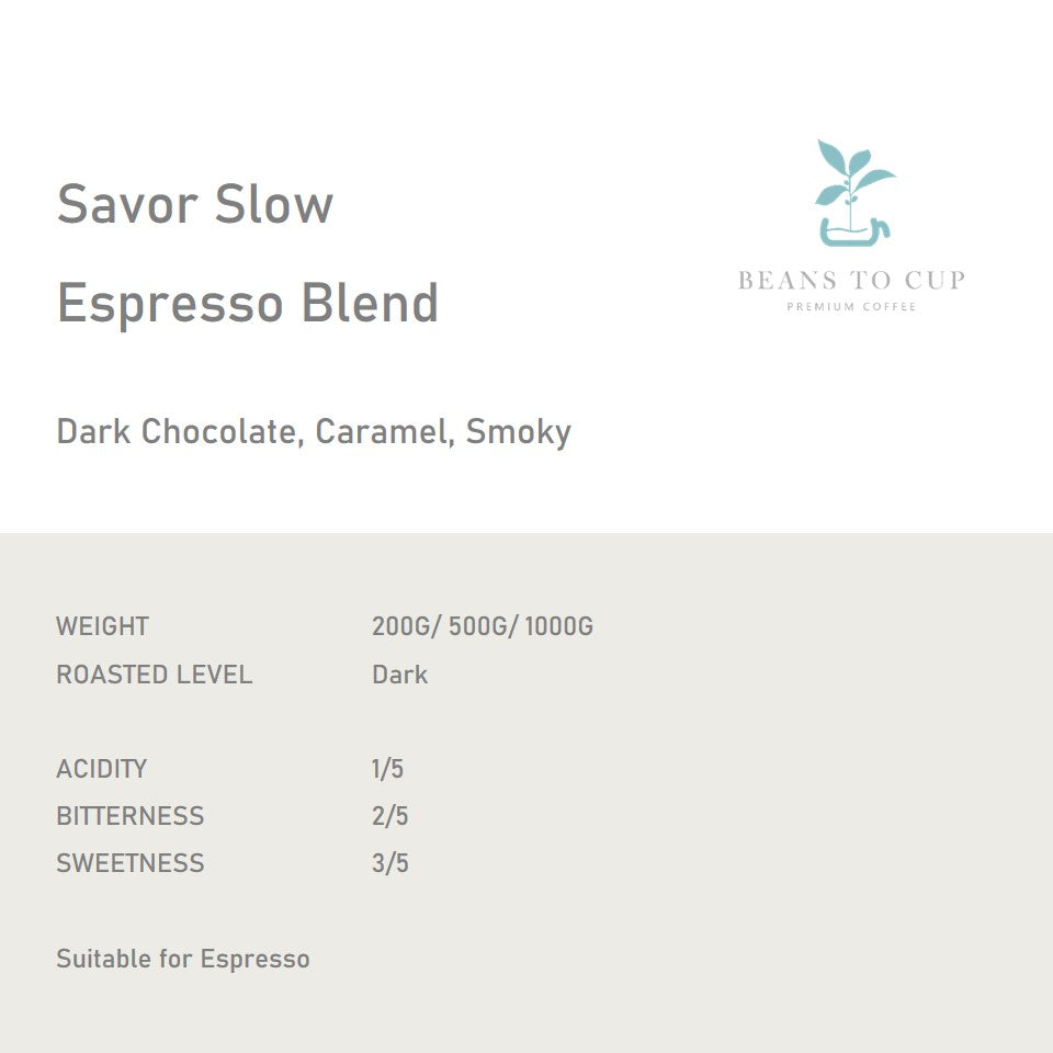 Savor Slow Espresso Blend