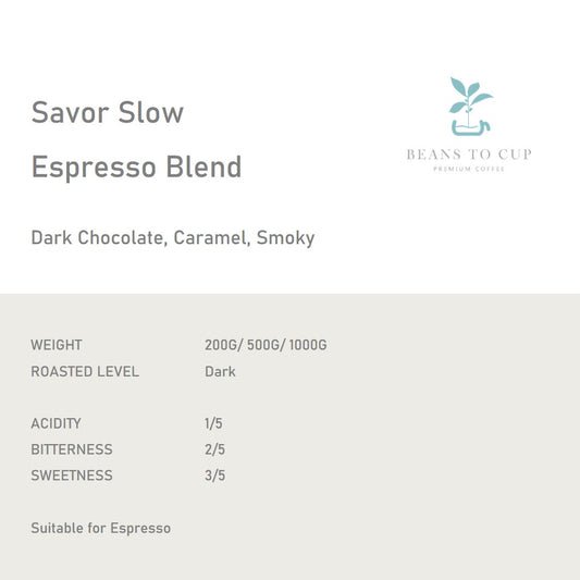 Savor Slow Espresso Blend