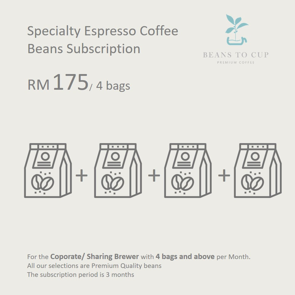Specialty Single Origin Espresso Beans Subscription