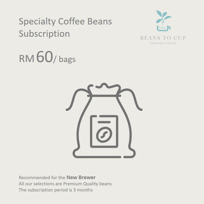 Specialty Single Origin Beans Subscription- Medium
