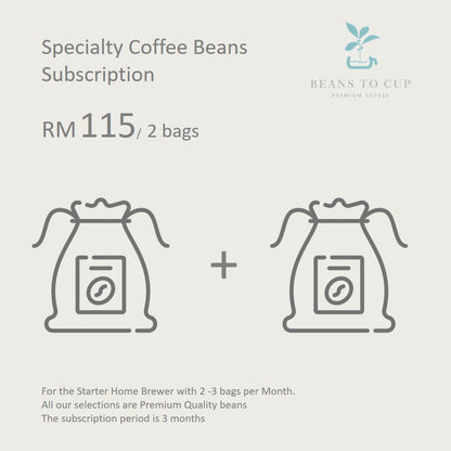 Specialty Single Origin Beans Subscription- Dark